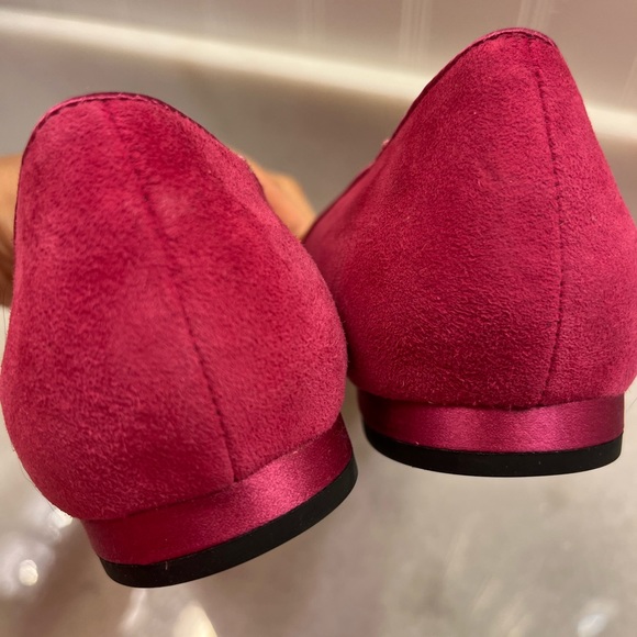 Talbots Suede  Edison Ballet Flat 8.5 Narrow - Picture 7 of 8